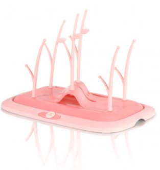 Cangoroo: Stojan na sušenie fliaš (ružový)