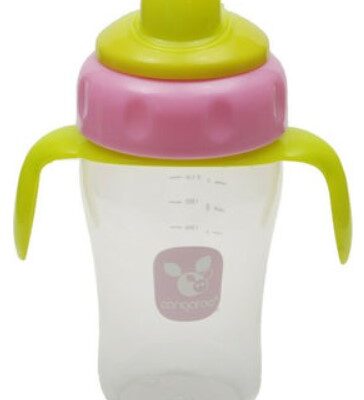 Cangoroo: Tréningový hrnček s náustkom 270ml (ružový)