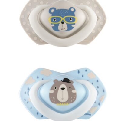 Canpol Babies: Cumlíky +18m Bonjour Paris (sivá/modrá, 2ks)