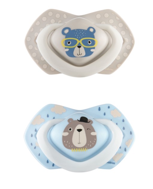 Canpol Babies: Cumlíky 6-18m Bonjour Paris (sivá/modrá, 2ks)