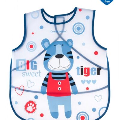 Canpol babies: Plastový podbradník Puppets (modrý)