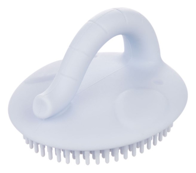 Canpol Babies: Silikónová kúpeľová kefa (modrá)