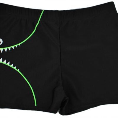 Chlapčenské plavky - Noviti, Shark, čierno/zelená, veľ. 104/110