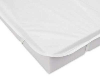Chránič matrace do postielky, 140 x 70 cm, biely