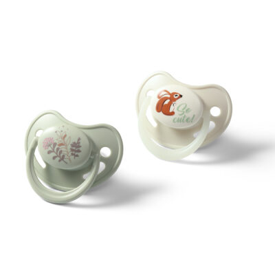 Cumlík silikónový, anatomický tvar, 6-18m, 2 ks - So Cute