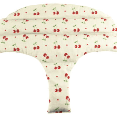 Dámsky nahrievací pás s čerešňovými kôstkami, termofor - Cherry life, ecru