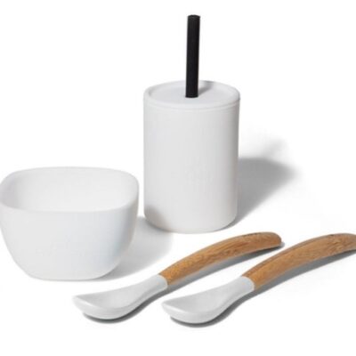 Detská sada riadu Avanchy Family, biela