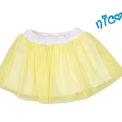 Dětská sukne Nicol, Mořská víla - žltá, veľ. 122