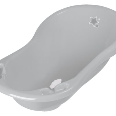 Baby Star: Detská vanička s výpusťou (sivá)
