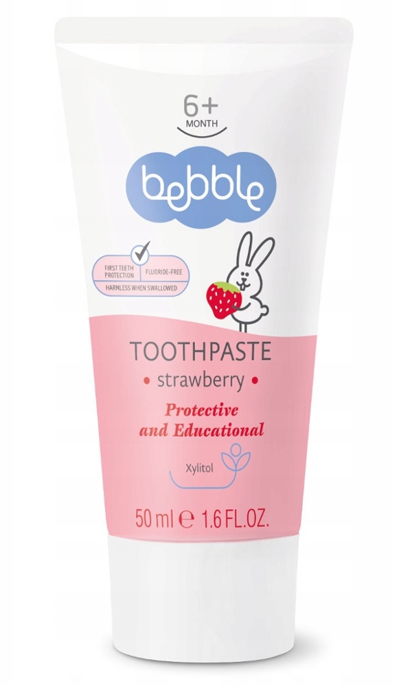 Detská zubná pasta - jahôdka, 50 ml