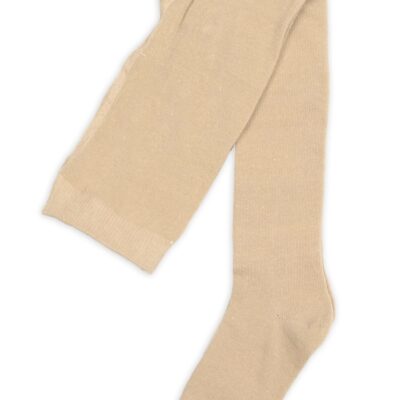 Detské pančucháče bavlnené - béžové, veľ. 92/98