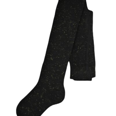 Detské pančuchy so zlatým vláknom, Noviti, čierne, veľ. 80/86