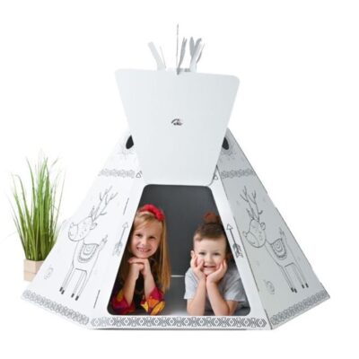 Detský kartónový domček- Teepee stan
