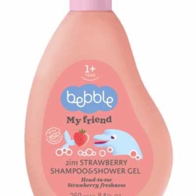 Detský šampón a sprchový gél 2v1 Jahoda - 250ml