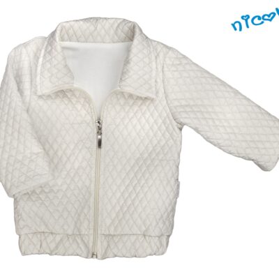 Dojčenská bunda Nicol, Paula - sivá, veľ. 104