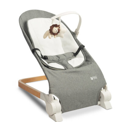 Dojčenské lehátko, ergonomické Pine - šedé