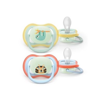 Dojčenský cumlík, cumlík Air, nočné, 0-6m, Lion