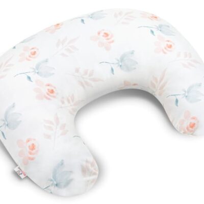 Dojčiace vankúš/podkova, bavlna, Zvonček - biely