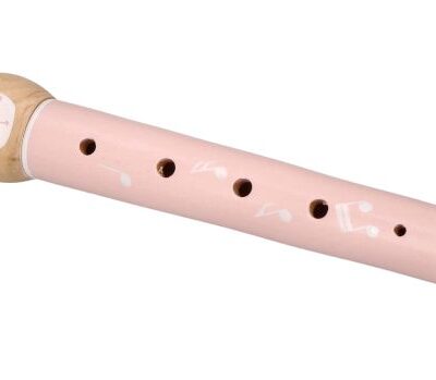 Drevená flauta Adam Toys, Králiček - ružová