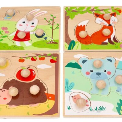 Drevené puzzle vkladačka: 4 ročné obdobia