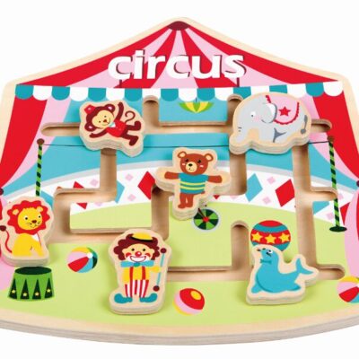 Lelin: Drevený posuvný labyrint Cirkus