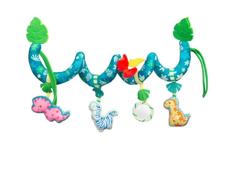 Edukačná, kontrastná špirála Colorful - Dino