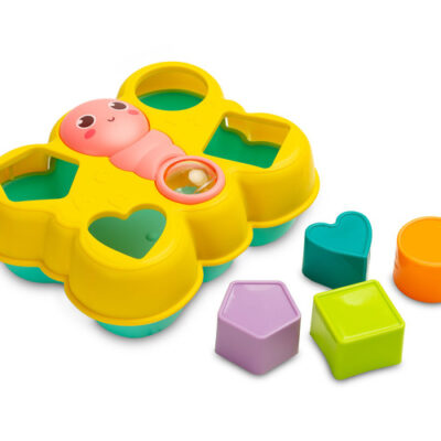 Edukačná vkladačka Motýľ, Toyz, žltá