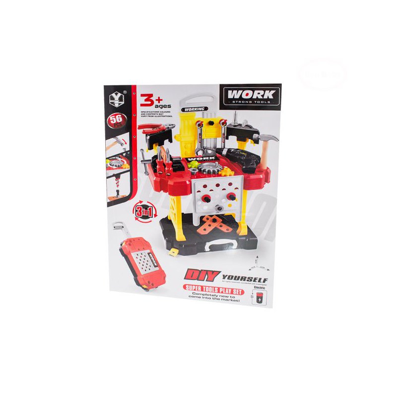 Euro Baby: Detská dielňa s náradím (56ks)