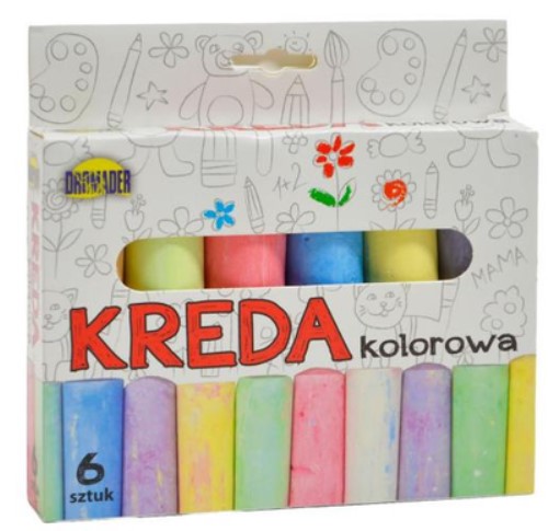 Farebné chodníkové kriedy (6ks)