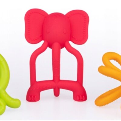 GiliGums: Silikónové hryzátka Natur (3ks)