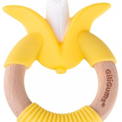 GiliGums: Silikónové hryzátko Kukurica (žlté)