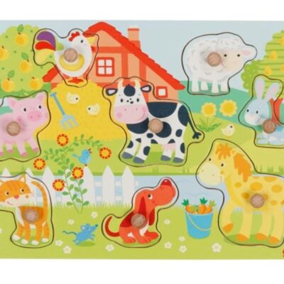 Goki: Edukačná vkladačka Farma