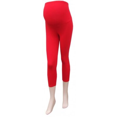 Gregx Tehotenské legíny 3/4 dĺžka - červená, vel. XXXL
