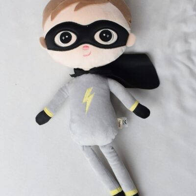 Metoo: Handrová bábika Super Boy (sivá)