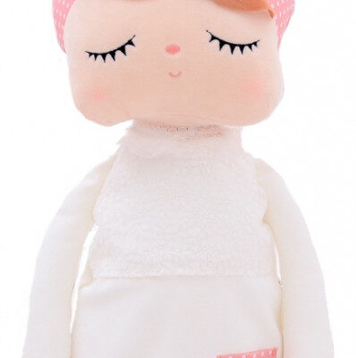 Metoo XL: Bábika s uškami a šatami 70cm