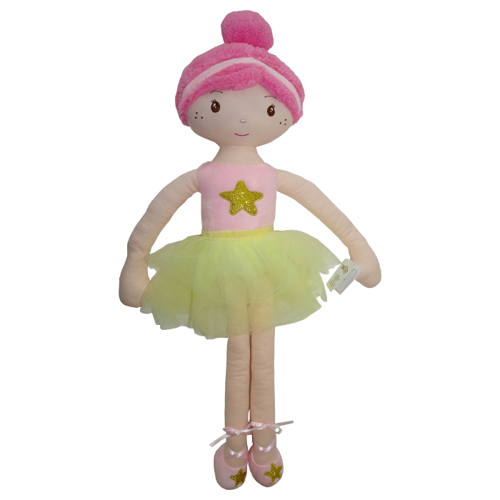 Tulilo: Handrová bábika Balerína 70cm (ružová)