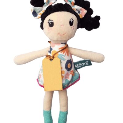 Hencz Toys: Mäkká bábika ZUZKA (čierne vlásky)