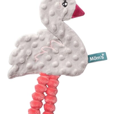 Hencz Toys: Roztomilý maznáčik LABUŤ (minky sivá)