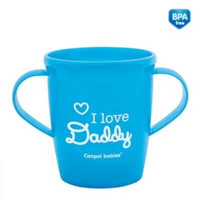 Canpol Babies: Hrnček 31/208 I LOVE DADDY (modrý)