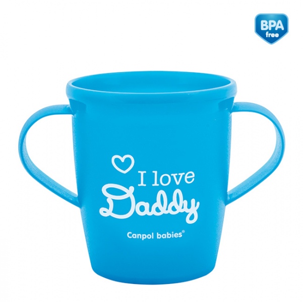 Canpol Babies: Hrnček 31/208 I LOVE DADDY (modrý)