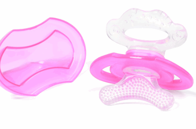 Silikónové masážne hryzátko - "cumlík"