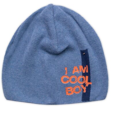 Jarná, jesenná čiapka I am Cool Boy, jeans, 40-46 cm