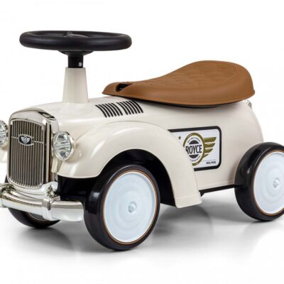 Jazdítko, odrážadlo retro Royce Milly Mally, biele