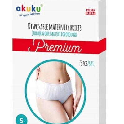 Akuku: Jednorazové popôrodné nohavičky S (5ks)