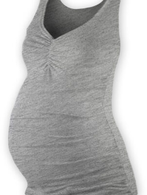 JOŽÁNEK Tehotenský topík JOLANA - sivý melír