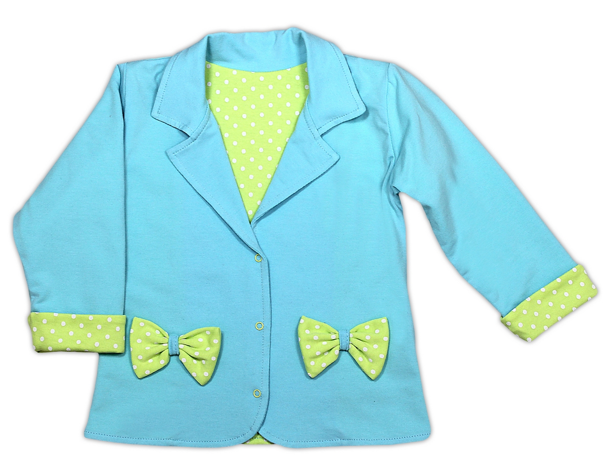 Kabátik/sáčko NICOL KVETINKA - sv. modrá, vel. 98