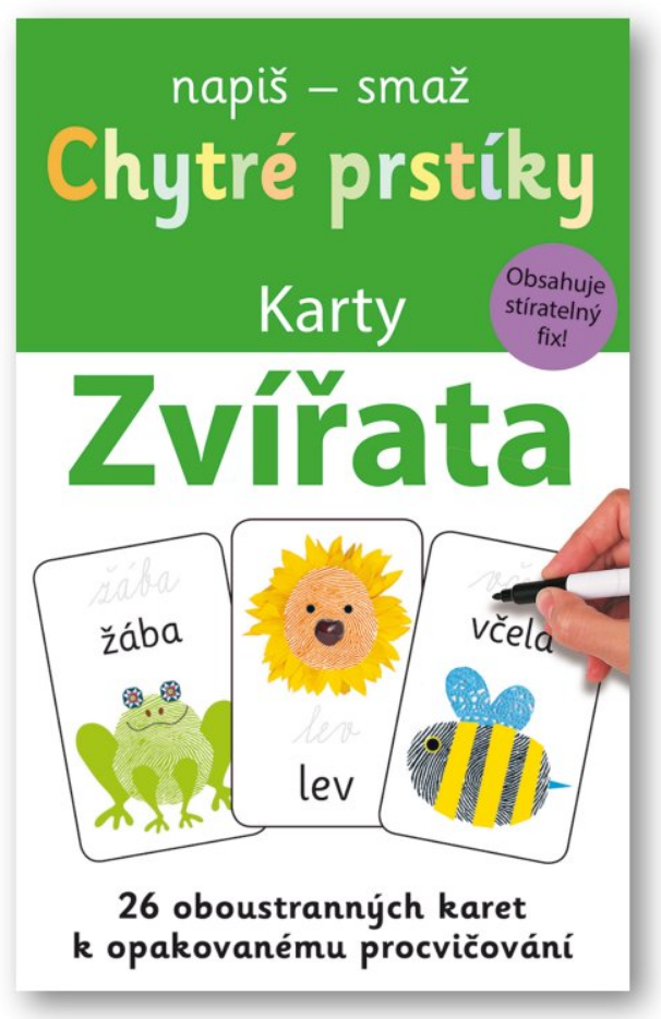 Karty Chytré prstíky: Zvieratá