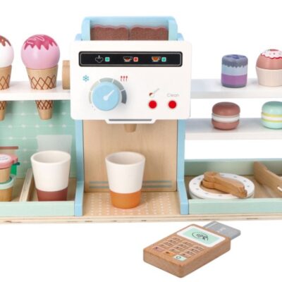 Kaviareň so zmrzlinou, drevo, Adam Toys