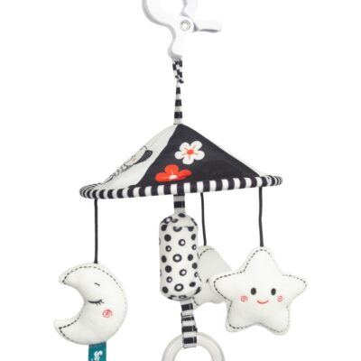 Kolotoč do kočíka black&white - Hviezdička