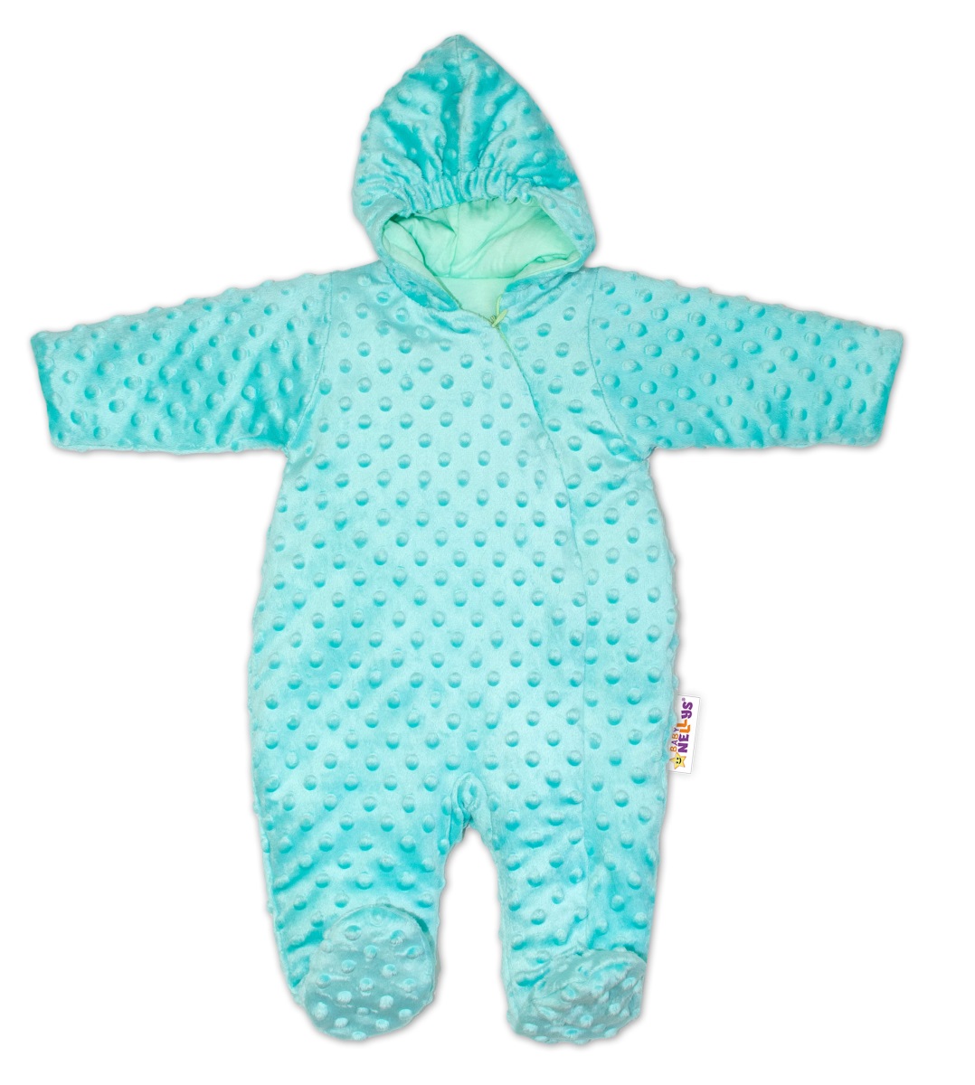 Kombinézka / overal Minky, zateplená - mätová, veľ. 74